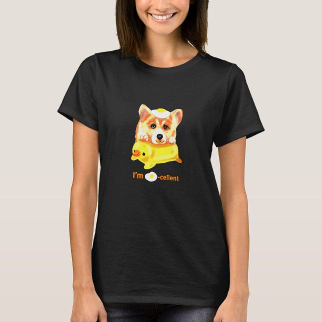 Cellent Excellent Corgi T Shirt (Framsida)