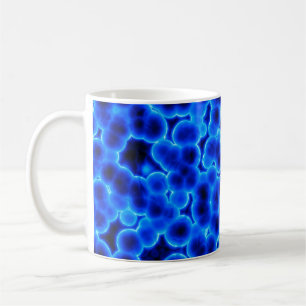 Celler för blått 3D Kaffemugg