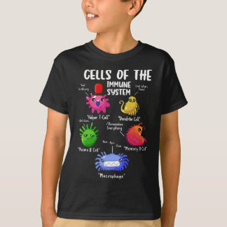Cellerna i immunsystemet, biologi och vetenskap t shirt