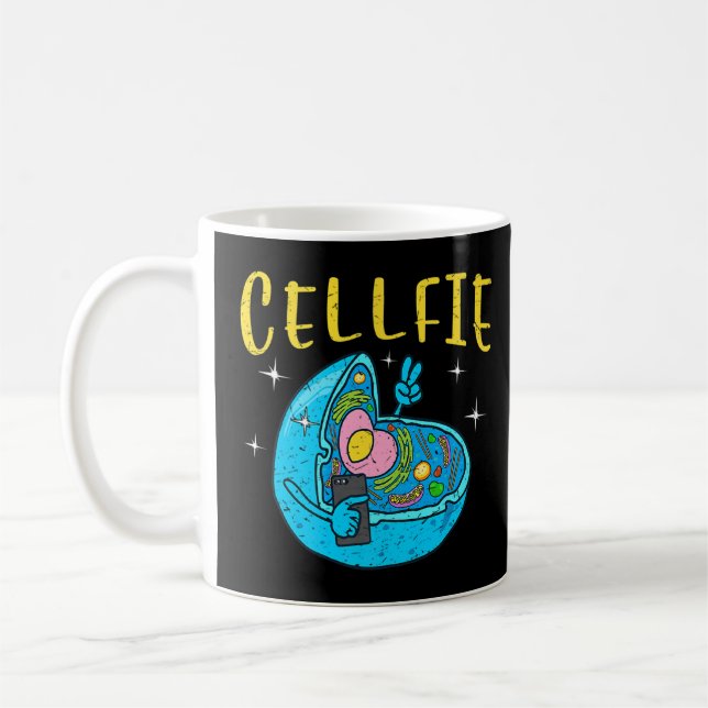 Cellfie Cell Selfie Kaffemugg (Vänster)