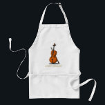 Cellin Cellin Performance Music Cello Förkläde<br><div class="desc">Den här "Just Cellin"-designen ger en underbar gåva till en cellist eller som en behandling för dig själv när du bara kyler och skapar BQ eller kokar för alla</div>