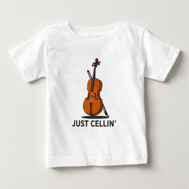 Cellin Cellin Performance Music Cello T Shirt (Framsida)