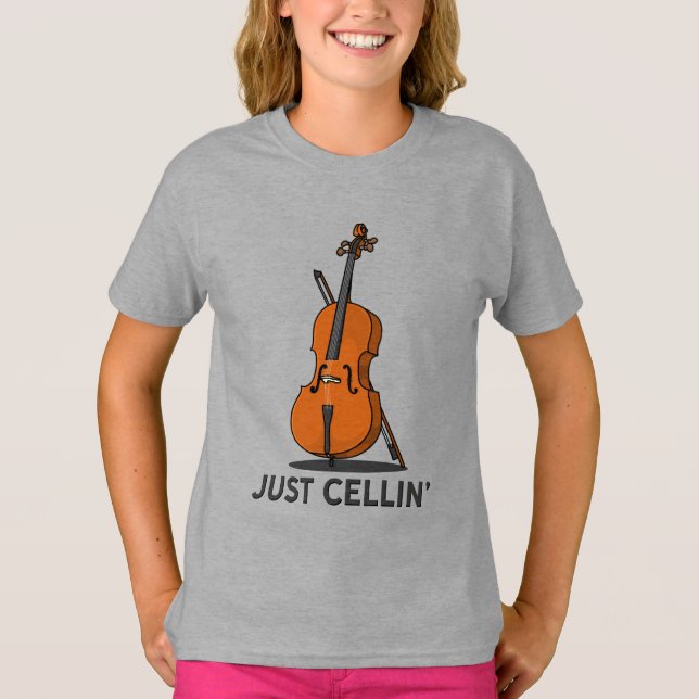 Cellin Cellin Performance Music Cello T Shirt (Framsida)