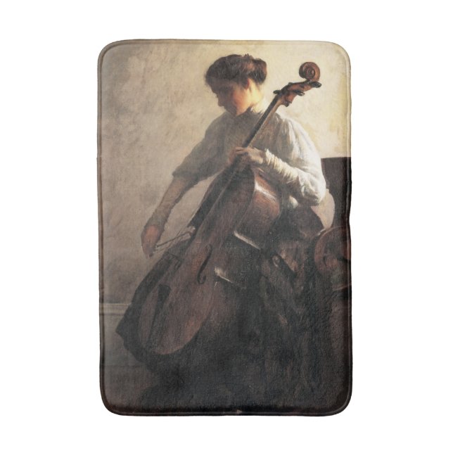 Cellist (av Joseph DeCamp) Badrumsmatta (Framsidan (Vertikal))