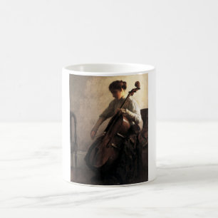 Cellist (av Joseph DeCamp) Kaffemugg