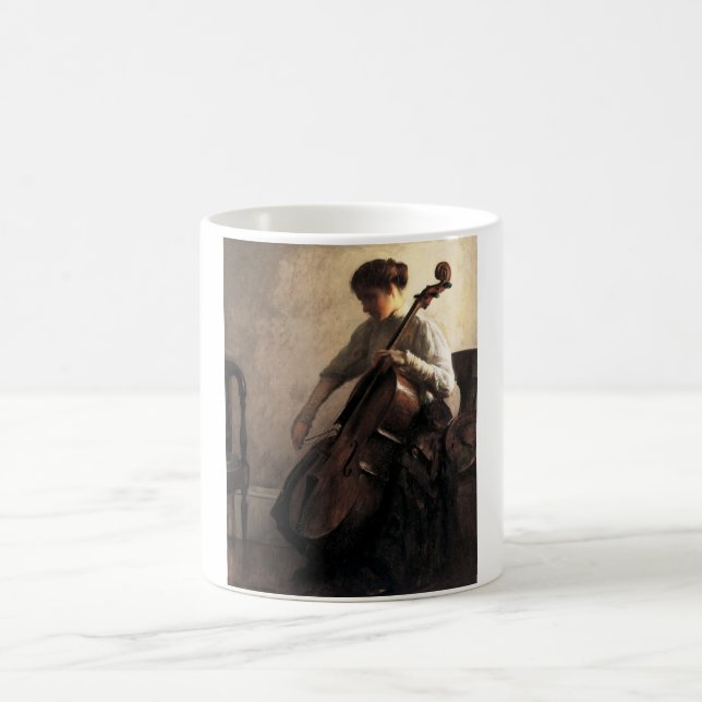 Cellist (av Joseph DeCamp) Kaffemugg (Center)