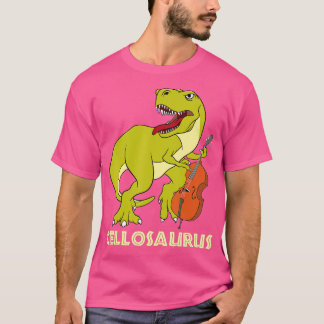Cellist cello cello Musical Instrument cellosaurus T Shirt