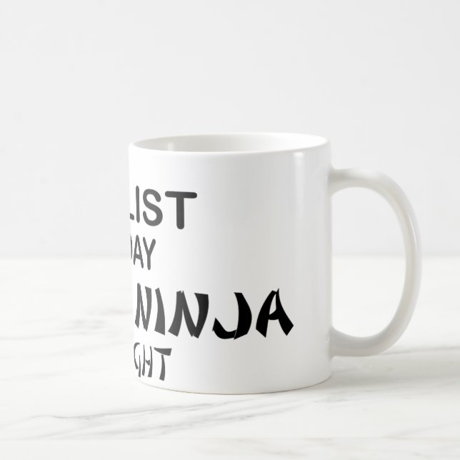 Cellist dödliga Ninja vid natt Kaffemugg (Höger)