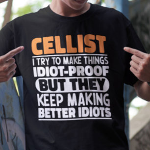 Cellist jag försöker göra Sak Roliga meningar till T Shirt