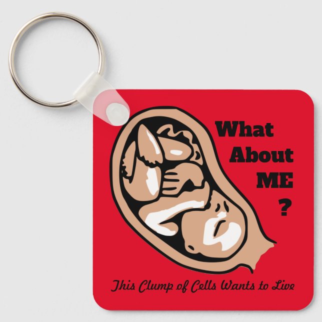 Cellklump eller Baby PRO-Life Nyckelring (Framsida)