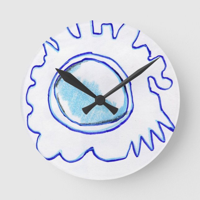 Cellmembrane modulerar rund klocka (Framsida)