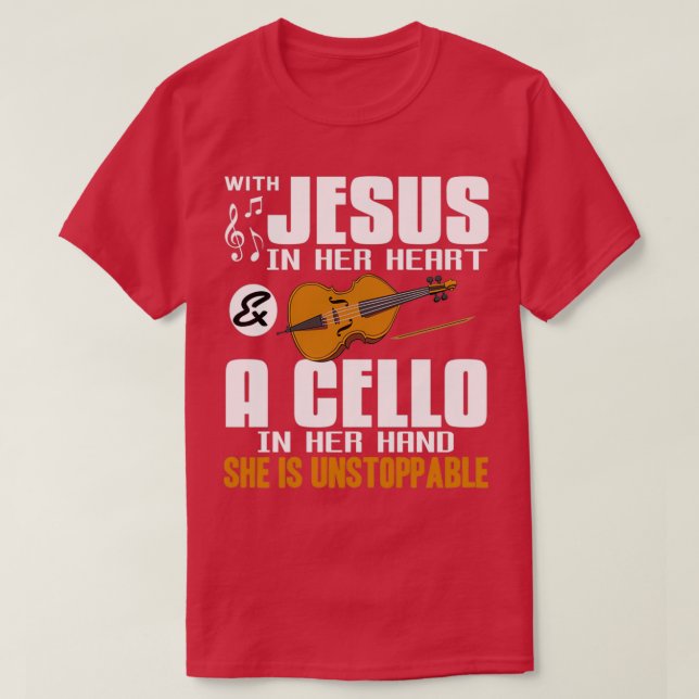 Cello 9 t shirt (Design framsida)
