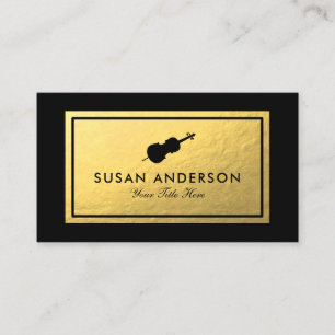 Cello - Affärskortet Faux Gold Foil Visitkort