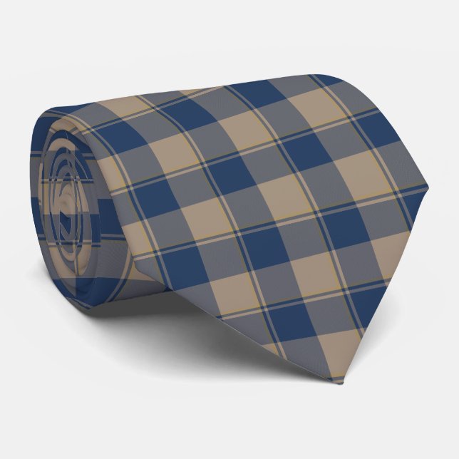 Cello and Donkey Brown Plaid Neck Tie Slips (Rullad)