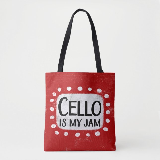 Cello är min Sylt Tote Bag Tygkasse (Framsida)