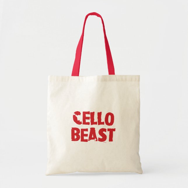 Cello Beast Totebag Tygkasse (Framsidan)