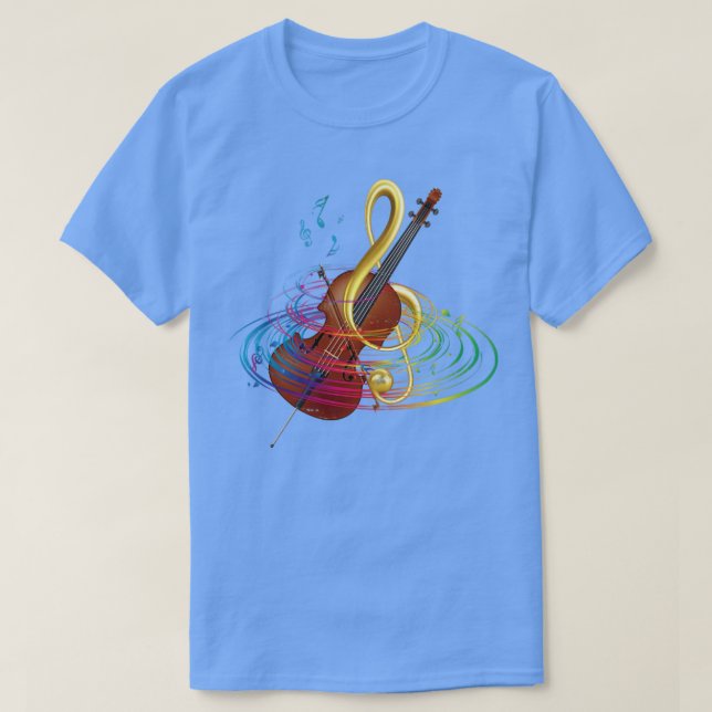 Cello Cellist T Shirt (Design framsida)