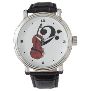 Cello Clef Armbandsur