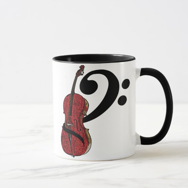 Cello Clef Mugg (Höger)