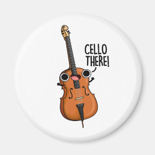 Cello Där Funny Music Pun Magnet