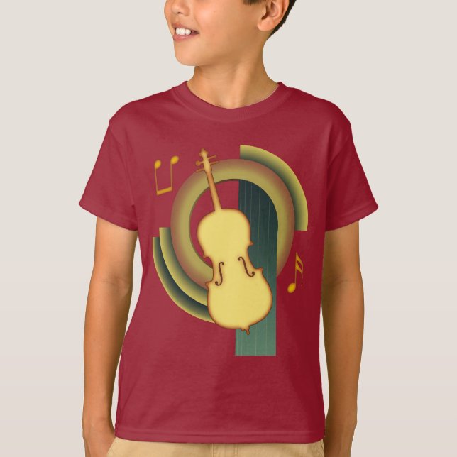 Cello Deco T Shirt (Framsida)