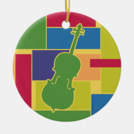 Cello Färgblock Juldekoration