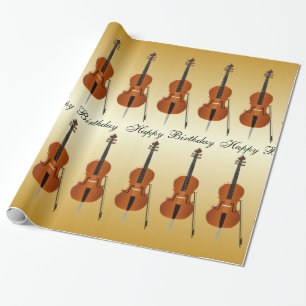 Cello Födelsedag Presentpapper