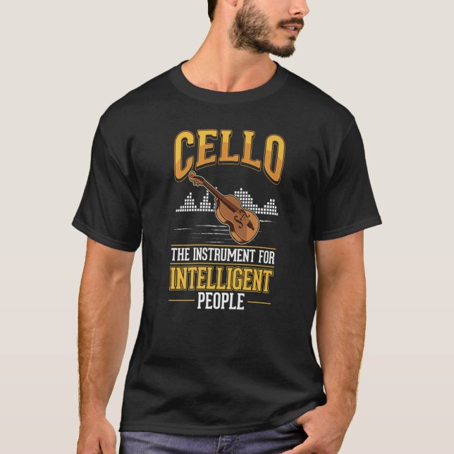 Cello Girl Cellist Cello Player  T Shirt (Framsida)