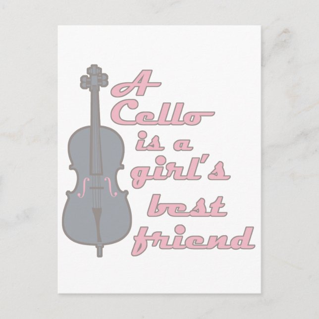 Cello Girl Vykort (Framsida)