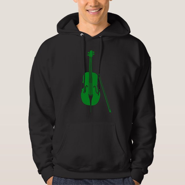 Cello - Gräsgrön Hoodie (Framsida)