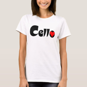 Cello Heart T Shirt