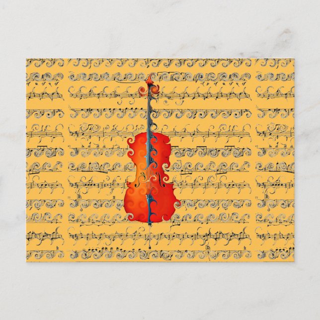 Cello & I Sten!_! Vykort (Framsida)