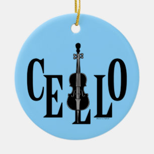 Cello In Cello Julgransprydnad Keramik