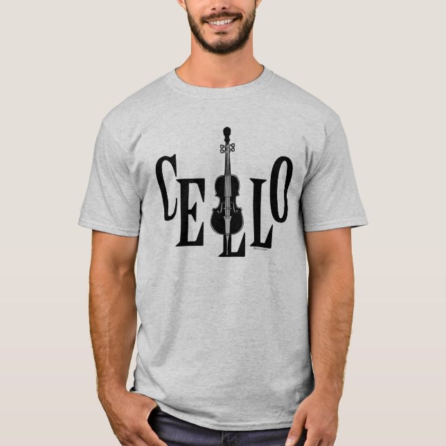 Cello In Cello T Shirt (Framsida)