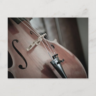 Cello klassiskt musiksträngat instrument vykort