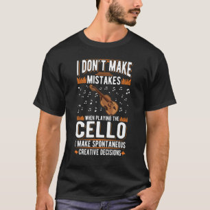 Cello Kreativ Beslut Cello Player Cellist 2 T Shirt
