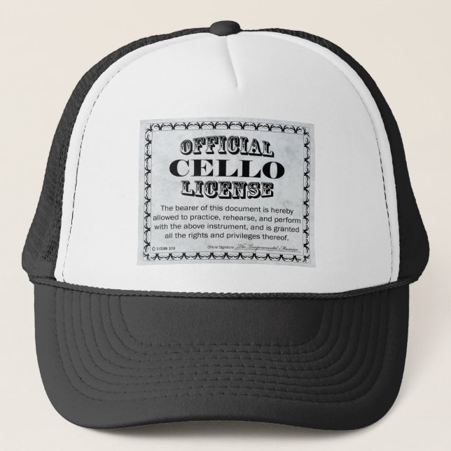 Cello License Truckerkeps (Framsida)