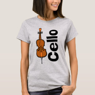 Cello Lodrät Text T Shirt
