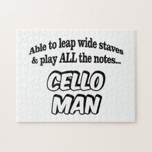 Cello Man - Music Superhjälte Pussel