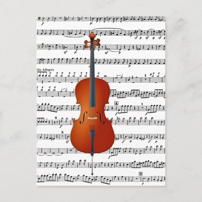 Cello & Me_ Vykort (Framsida)