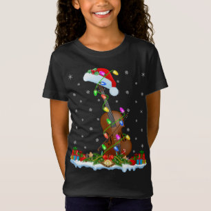 Cello Music Älskare Matching Santa Hat Cello Chris T Shirt