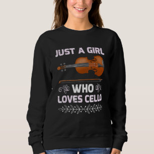 Cello Music är bara en flicka som Kärlek Cello T Shirt