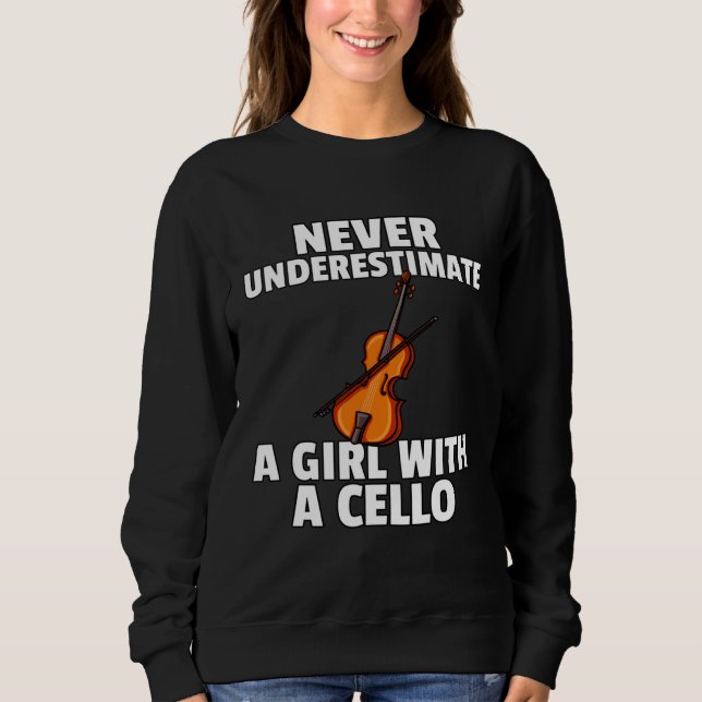 Cello Music  For Cellist Or Cello Player T Shirt (Framsida)