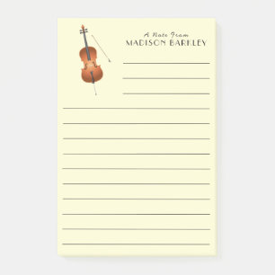 Cello Musician Music Teacher String Orchestra Post-it Block