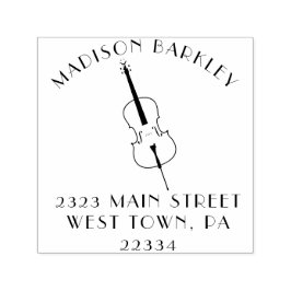 Cello Musician Music Teacher String Orchestra Självfärgande Stämpel