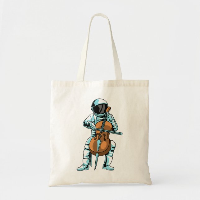 Cello Musician - Orchestra Classical Astronaut Mus Tygkasse (Framsidan)