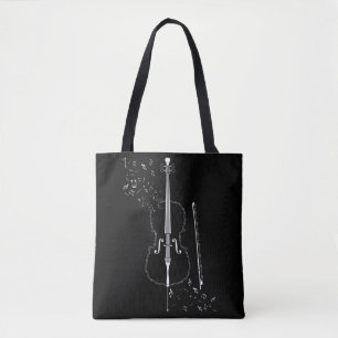 Cello Musik noter Instrument Musician Cellist Tygkasse