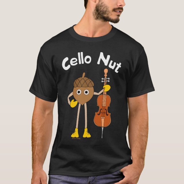 Cello Nöt Text T Shirt (Framsida)