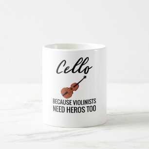 Cello Player-presentationer Cello Orchestra Celli Kaffemugg