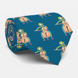 Cello Playing Stickman Slips